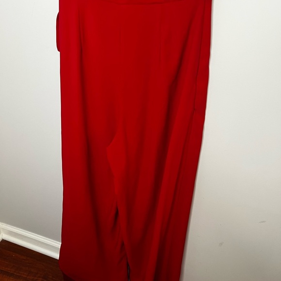 Francesca's Claudia Tied Ruffled Jumpsuit Women Size Medium NEW - Picture 8 of 11
